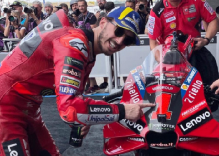 Francesco Bagnaia Juara MotoGP Belanda 2023, Buktikan Jadi yang Tercepat, Sempat Kalah di Sprint Race