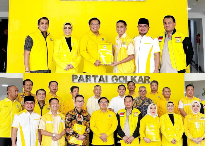 Makin Jos, Pasangan Ratu Dewa Prima Salam Kembali Dapat Dukungan Golkar di Pilkada Palembang