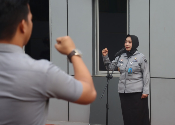 Perkuat Budaya Kerja, Apel Pagi Kemenkum Sumsel Tekankan Disiplin dan Kesiapan Data Dukung