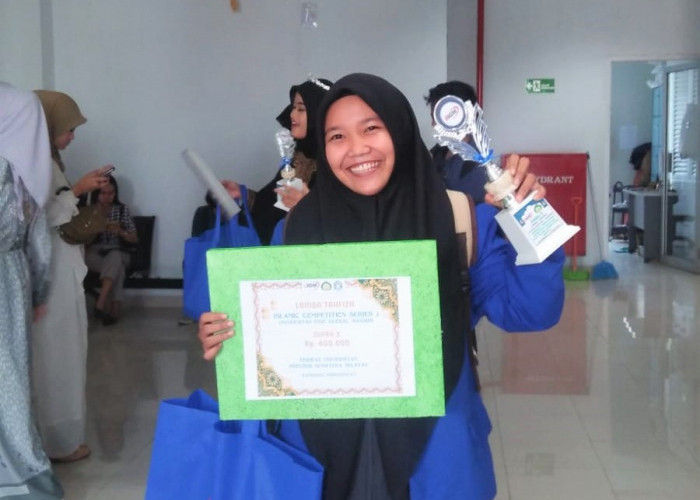 Marisa Anggraini, Mahasiswi Prodi Psikologi UBD  Juara 2 Lomba Tahfidz Tingkat Provinsi