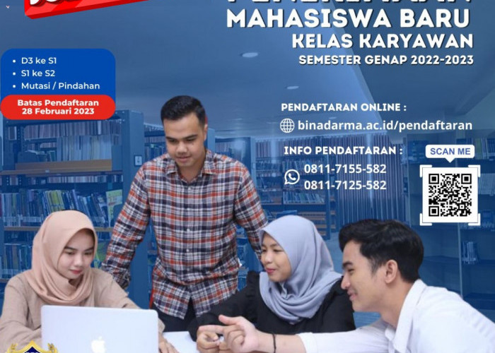 Ayo Kuliah di UBD, Ada Diskon 50 Persen Untuk Mahasiswa Baru 2023