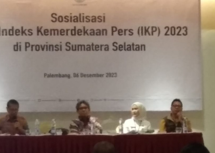 IKP Provinsi Sumsel di Peringkat 5 Terendah, Dewan Pers Gelar Sosialisasi Hasil IKP 2023