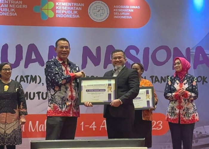  SBS Raih Penghargaan Nasional, Satu-satunya di Sumsel, CSR Inovatif Ikut Tanggulangi Penyakit ATM