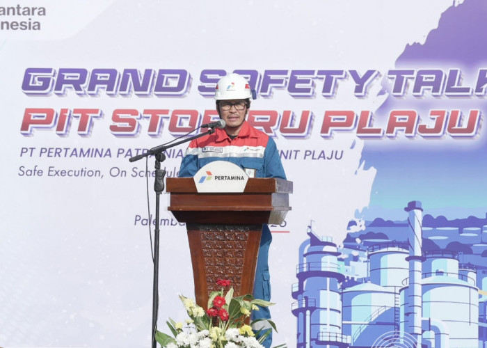 Pertamina Patra Niaga Kilang Plaju Gelar Grand Safety Talk Sukseskan Pit Stop Tahap II 2026
