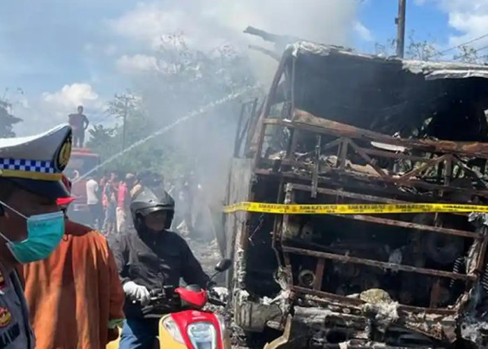 Selesai,  3 Korban Terakhir Laka Bus ALS VS Truk BBM di Muarata Teridentifikasi