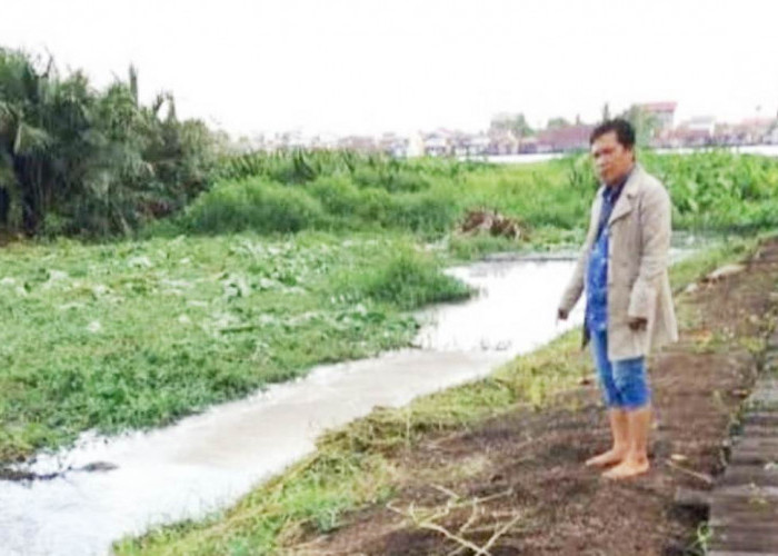 Warga Kemas Rindo Keluhkan Limbah Perusahaan Karet, Kondisi Sungai Sikung Ogan Baru Bikin Geleng Kepala