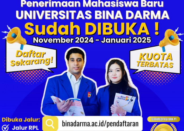 UBD Buka Penerimaan Mahasiswa Baru Periode Tahun 2024 - 2025