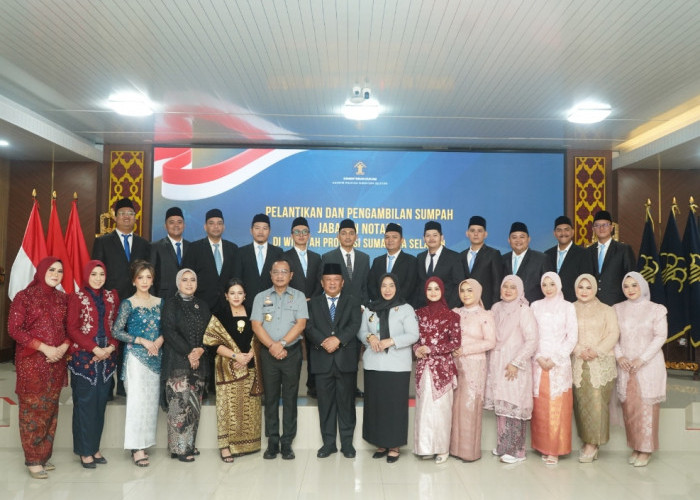 Kakanwil Kemenkum Sumsel Lantik Notaris Baru, Tekankan Integritas dan Kepatuhan Hukum