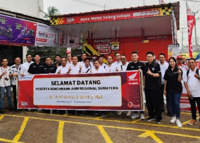 Astra Motor Sumsel Tuan Rumah Benchmark AHASS Regional Sumatera Plus Resmikan TEFA SMK Bistek Palembang 
