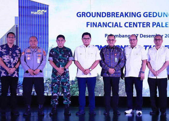 Palembang Segera Punya Gedung Ikonik, Darmawan Junaidi Resmikan Pembangunan Mandiri Financial Center