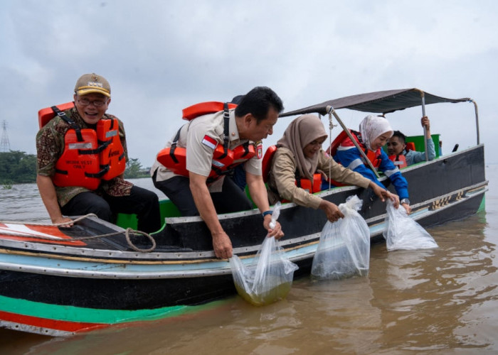 Selamatkan Sumber Daya Perairan, Kilang Pertamina Plaju Dukung Pelestarian Ekosistem Sungai Musi di Banyuasin 