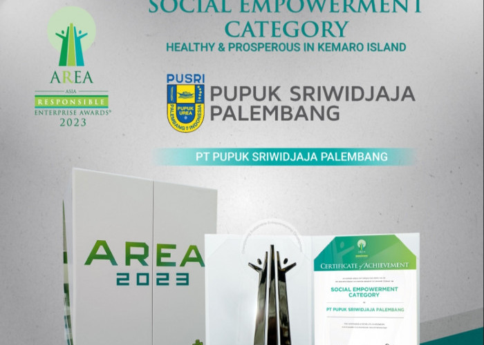 TJSL SESERA Pusri Raih Penghargaan di AREA Awards 2023 Kategori Social Empowerment