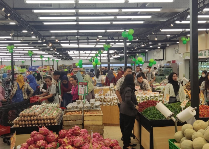 Central Market Sako Resmi Dibuka Hari Ini, Ramai Diserbu Pengunjung