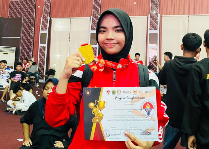 Rintan Desvita, Mahasiswa UBD Sabet Medali Emas Kejuaraan Pencak Silat