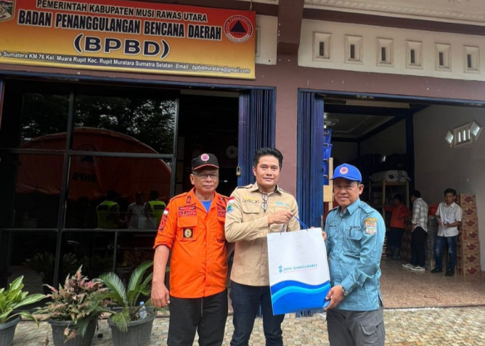 Bank Sumsel Babel Berikan Bantuan Korban Banjir di Kabupaten Muratara