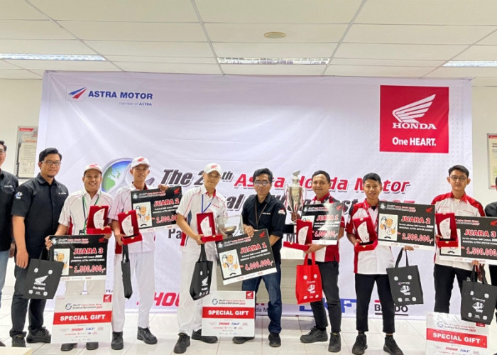 Nama Pemenang Technical Skill Contest 2025 Sumsel, Ajang Unjuk Skill Teknisi dan Service Advisor Honda