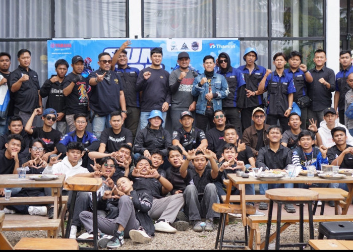 Thamrin Brothers Palembang Gelar Sunmorgab Satukan Komunitas Yamaha dalam Riding dan Konten Kreatif
