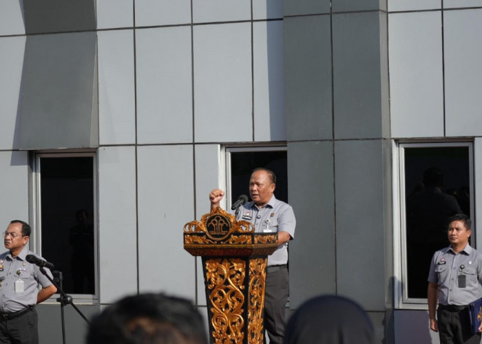 Kemenkum Sumsel Upacara Hari Lahir Pancasila, Maju Amintas Siburian: Bumikan Nilai Keadilan dalam Pelayanan