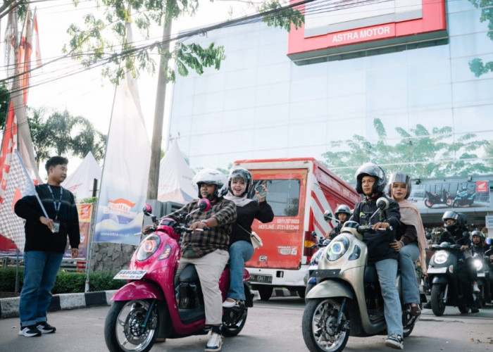Astra Motor Sumsel Scoopy Your Mode Your Ride Ajak Generasi Muda Keliling Ikon Palembang, Ini Rutenya 