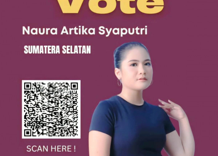 Vote Nomor 7, Naura Artika Wakili Sumsel di ajang Putri Pertiwi Indonesia