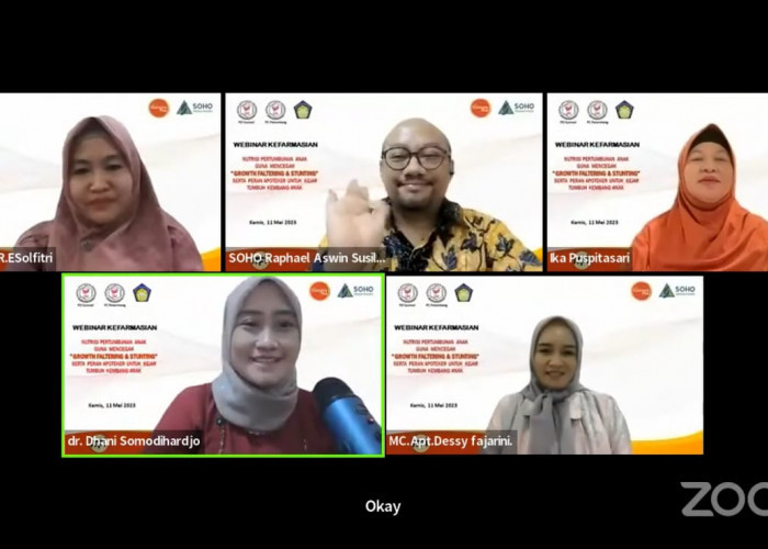 Wow! 850 Peserta Ikuti Webinar Kefarmasian PC IAI Palembang Secara Online