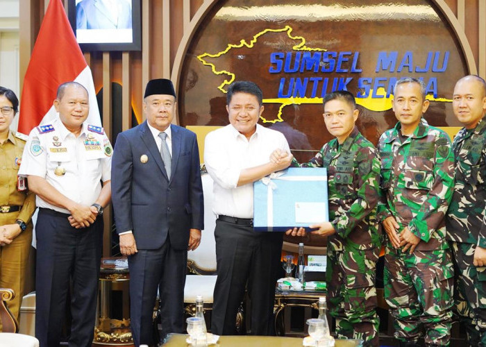 Gubernur Herman Deru Apresiasi Sinergi Lanud SMH dalam Penanganan Karhutla, Terima Pamit Danlanud Palembang