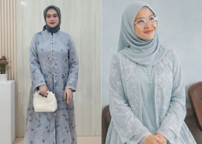 Intip Model Baju Lebaran 2026 : Gamis Rompi Lepas Jadi Trend Baju Lebaran 2026
