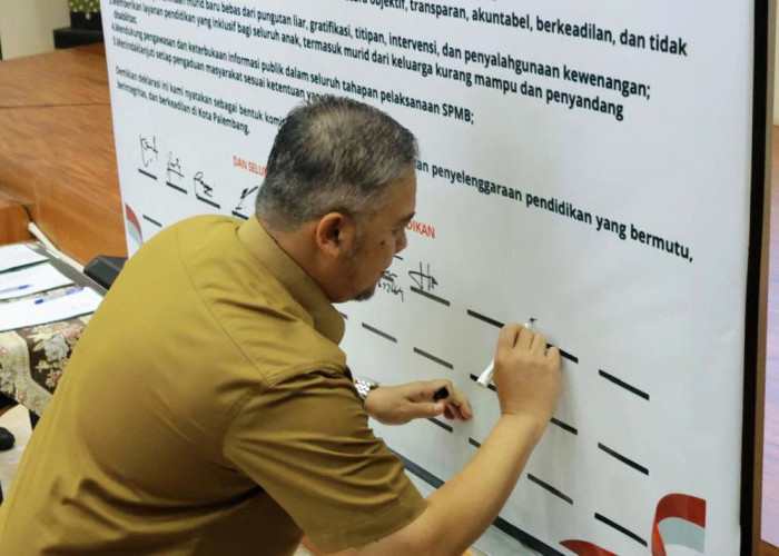 Pendidikan Berkeadilan, Pemkot Palembang Deklarasi SPMB Objektif dan Bebas Intervensi