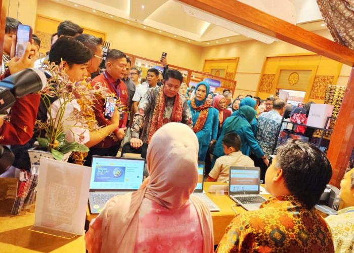 Kemenkum Sumsel Dorong Ekonomi Kreatif Lewat Layanan KI di Rakon PKK dan Rakerda Dekranasda