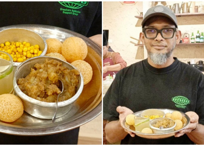 Sajian Kudapan Kaki Lima Pani Puri ala Teh Aba, Bikin Penasaran!