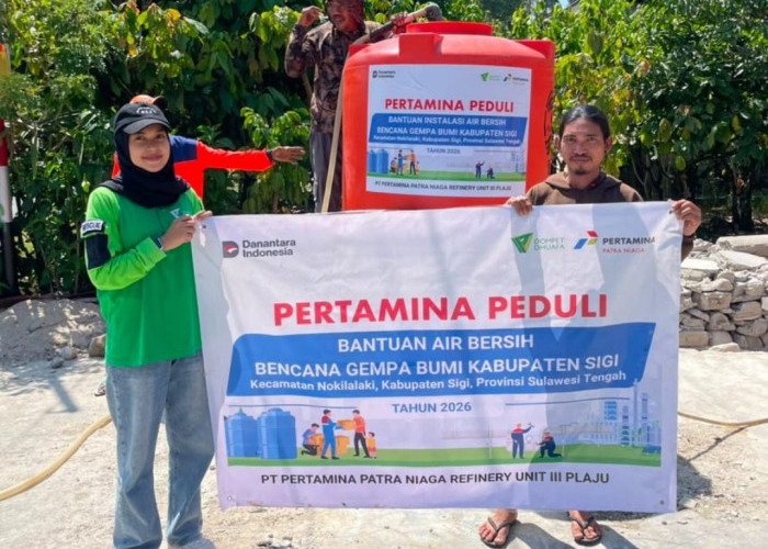 Kilang Plaju Kolaborasi Dompet Dhuafa Tanggap Bencana Sigi Salurkan 75 Ribu Liter Air Bersih bagi Korban Gempa