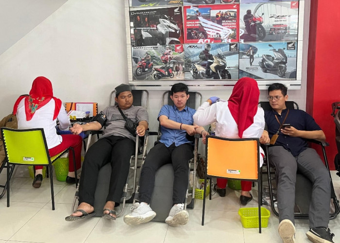 183 Kantong Darah Terkumpul dalam Aksi Donor Darah Astra Motor Sumsel Sepanjang 2024