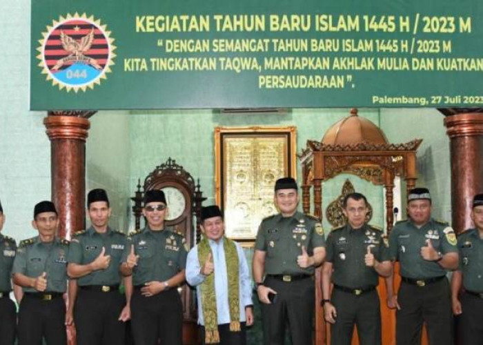 Korem 044/Gapo Peringati Tahun Baru Islam 1445 Hijriyah