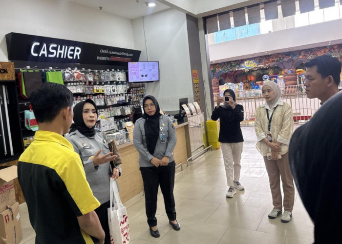 Kemenkum Sumsel Pantau Pusat Perbelanjaan Berbasis Kekayaan Intelektual di CitiMall Baturaja, Ini Hasilnya