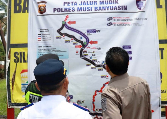 Arus Mudik Lintas Lubuk Linggau–Betung di Muba Lancar, Pos Pengamanan Siaga Penuh