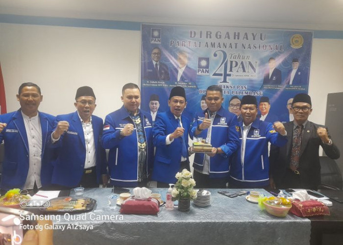 Target PAN Palembang Pada Pemilu 2024 8 Kursi Untuk Rebut  Posisi Ketua DPRD