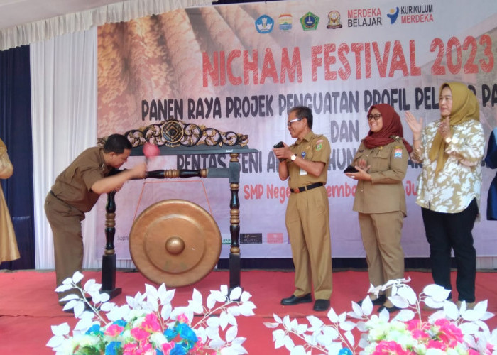 Sekda Provinsi Sumsel Hadiri Nicham Festival 2023 di SMP Negeri 9 Palembang