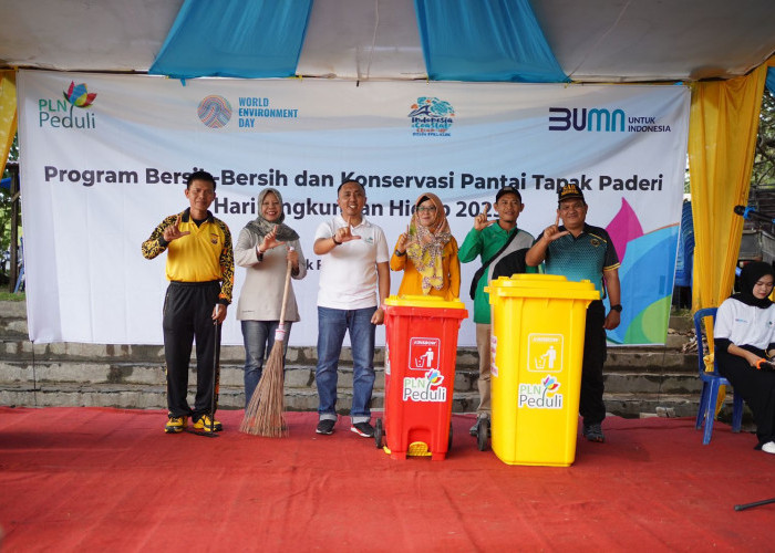 Dari TNI Hingga Mahasiswa, PLN UID S2JB Ajak Ratusan Simpatisan Gelar Aksi Coastal Clean Up 