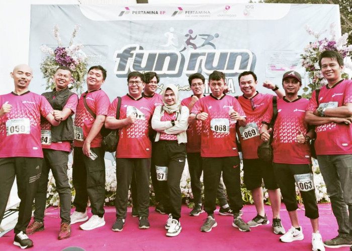 Serba Serbi Fun Run Pertamina EP Jambi-PHE Jambi Merang bersama Awak Media 2024, Fun Run jadi Fun Walk 