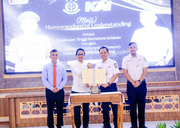 KAI Divre III Palembang dan Kejati Sumsel Perkuat Sinergi Penanganan Hukum dan Perlindungan Aset Negara