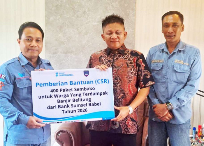 Peduli Banjir Belitang, BSB Berikan Ratusan Paket Sembako