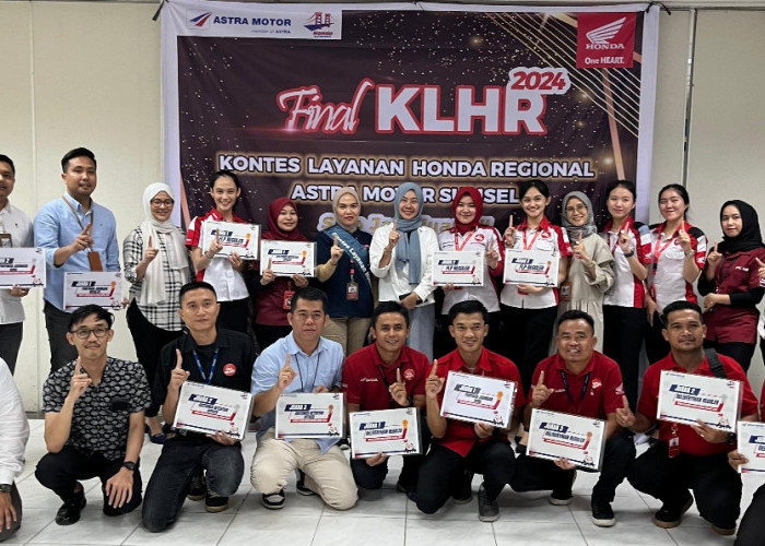 Inilah Daftar Pemenang Kontes Layanan Honda Regional Sumsel 2024, Silahkan Cek di Sini