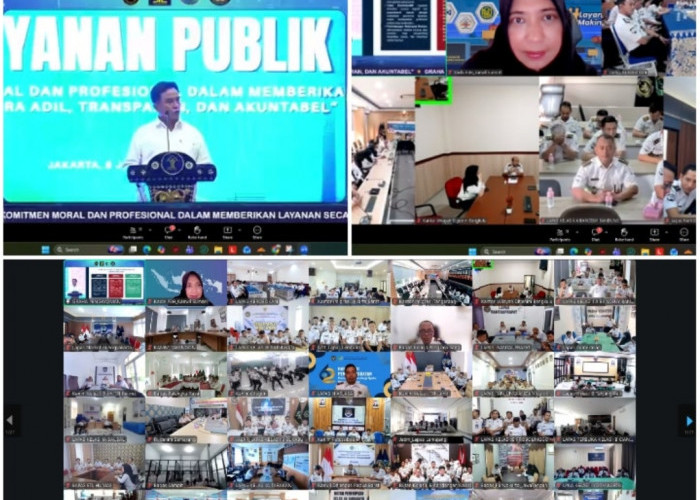 Kemenkum Sumsel Ikuti Konsolidasi Pelayanan Publik Kemenko Kumham Imipas