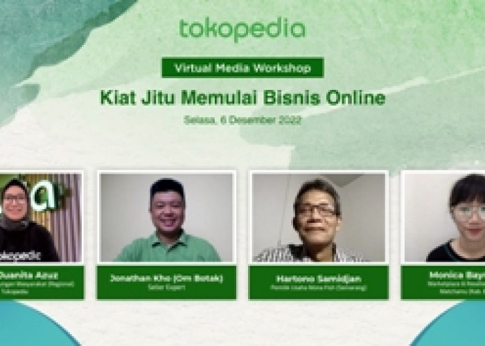 Tokopedia Bagikan Tips dan  Trik Sukses Memulai Bisnis Online   