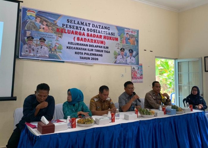 Sosialisasi Sadarkum Kemenkum Sumsel di Kelurahan 8 Ilir Palembang, Fokus Penyelesaian Sengketa Pertanahan