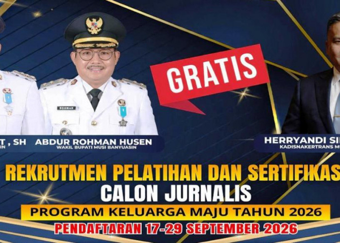 Disnakertrans Muba Gelar Pelatihan Bersertifikasi untuk Calon Jurnalis dan Humas Berkompeten