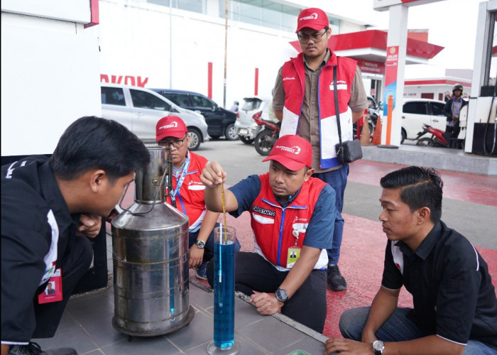 Jelang Libur Panjang Nataru, Pertamina Patra Niaga Sumbagsel Lakukan Pengecekan SPBU di Kota Palembang