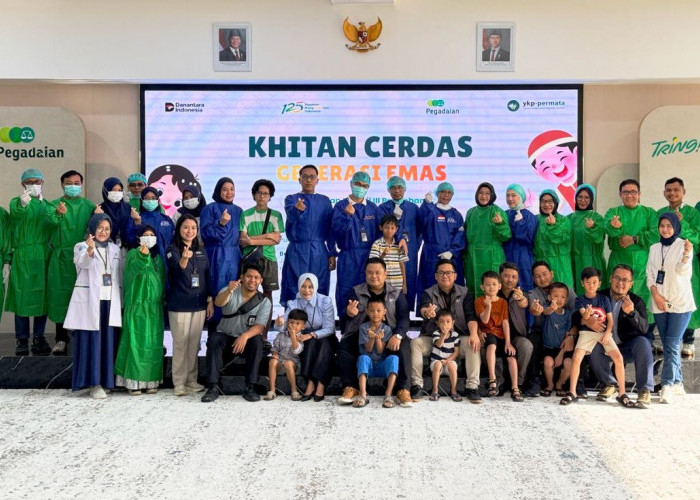 Pegadaian Gelar Khitan Cerdas Generasi Emas, 150 Anak Ikut Khitan Gratis