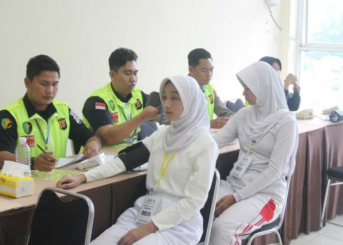 127 Peserta AKPOL Tahun 2026 Bersaing Ketat pada Seleksi Rikkes I di Jakabaring Sport City 