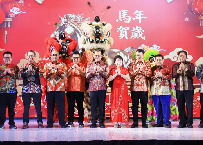  Imlek Bersama Warga Tionghoa, Tegaskan Komitmen Harmoni dan Persatuan di Sumsel